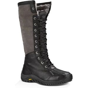 UGG Adirondack Waterproof Genuine Sheepskin Tall Boot Black / 6.5